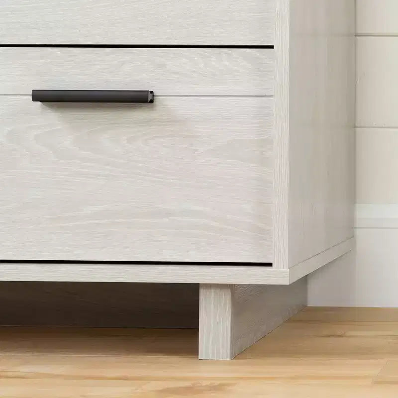Fynn 5-Drawer Kids' Chest Winter Oak - South Shore
