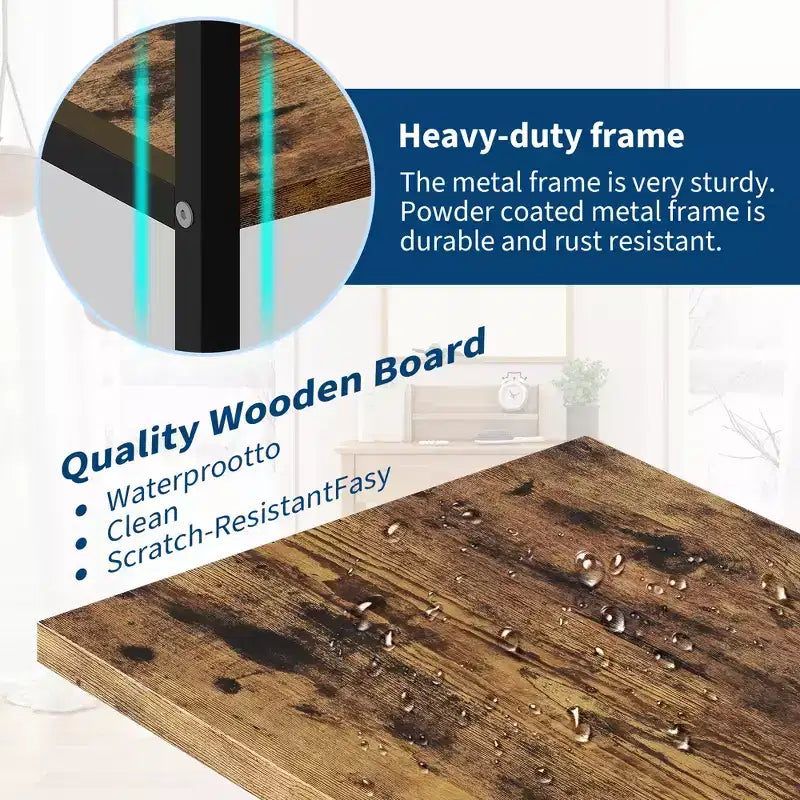 Industrial-style adjustable-shelf bookcase with open display tiers, suitable for living rooms, homes, and offices