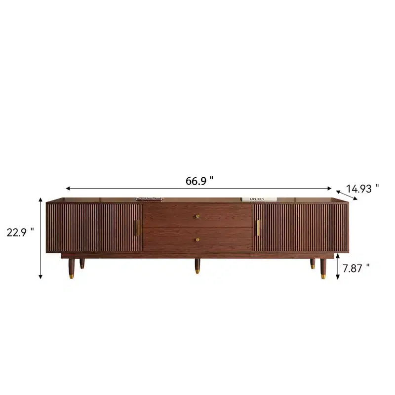 JVNOXK-Medieval Modern TV Stand Entertainment Center with Storage Drawers, Living Room Bedroom Media Cabinet
