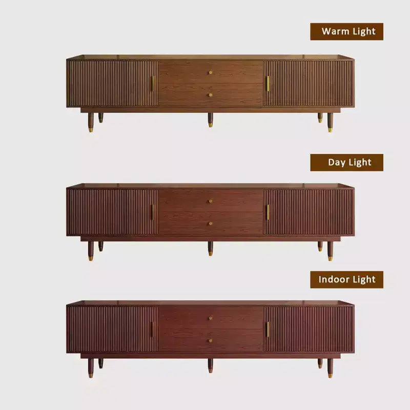 JVNOXK-Medieval Modern TV Stand Entertainment Center with Storage Drawers, Living Room Bedroom Media Cabinet