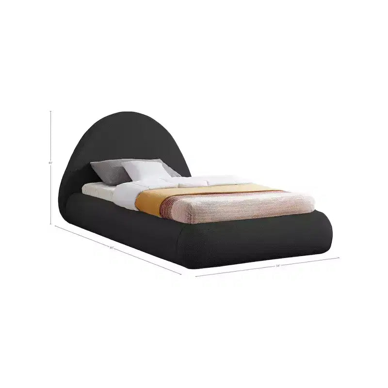 Meridian Furniture,Rudy Teddy Fabric Bed