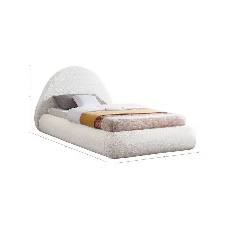 Meridian Furniture,Rudy Teddy Fabric Bed