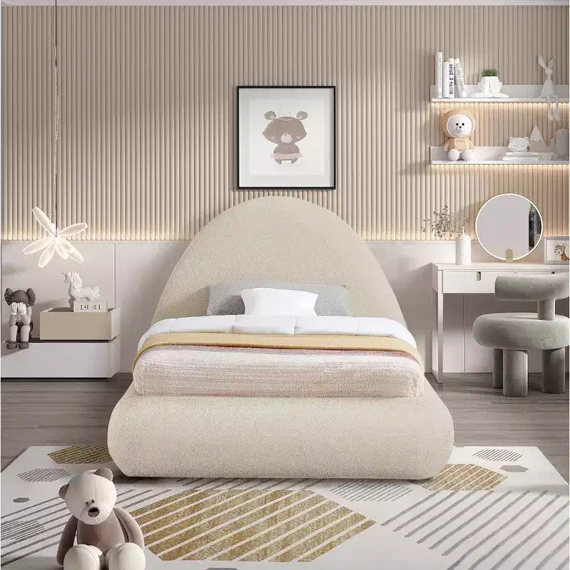 Meridian Furniture,Rudy Teddy Fabric Bed