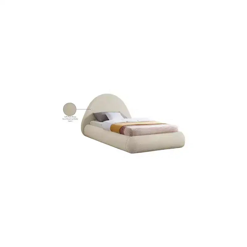 Meridian Furniture,Rudy Teddy Fabric Bed