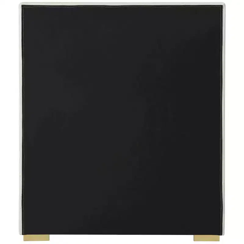 Meridian Furniture,Pierce Linen Textured Fabric Bed