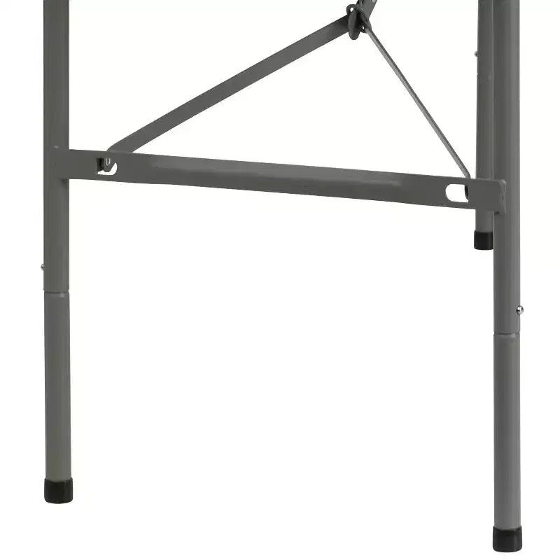 Flash Furniture 5-Foot Bi-Fold Granite White Plastic Folding Table